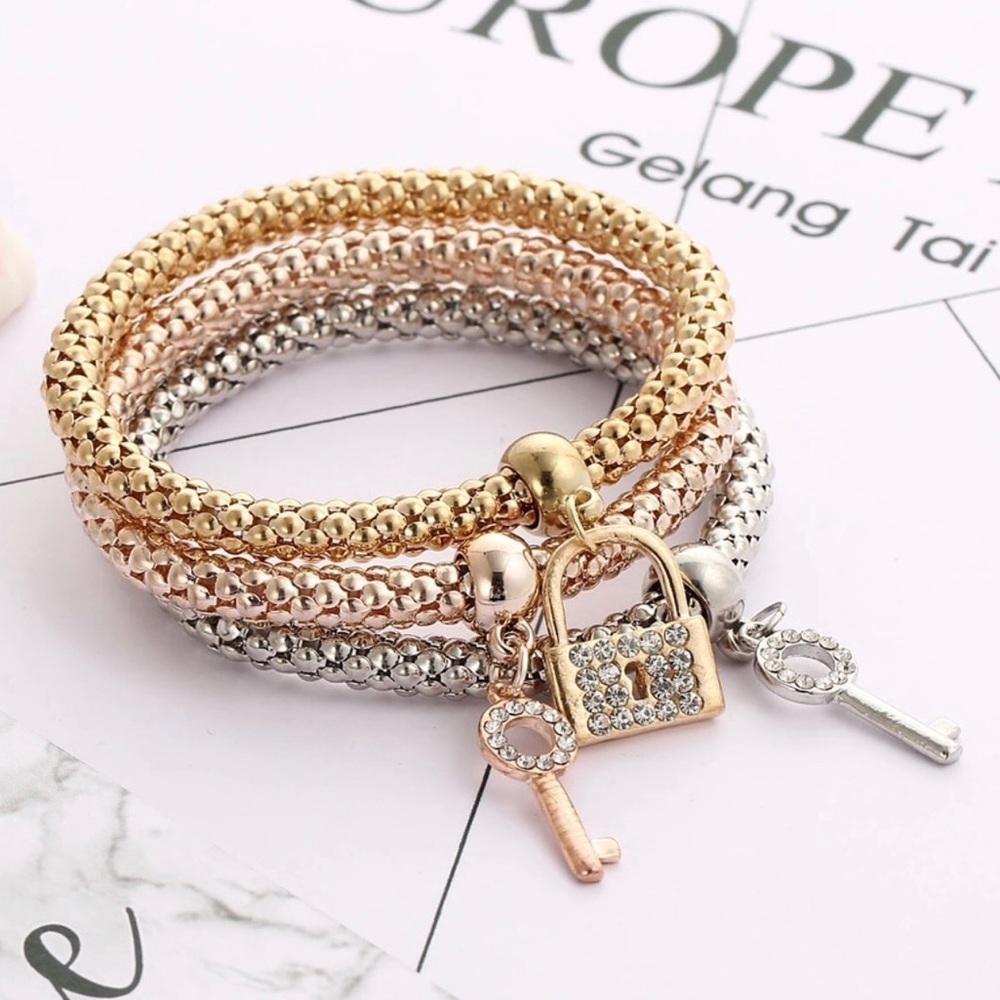 3PC Charm Bracelet Bundle - NWT - Picture 3 of 6